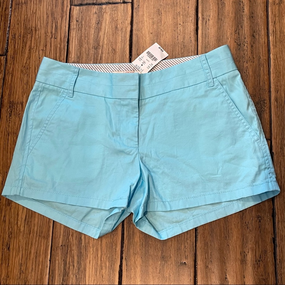 NEW J. Crew 3” Chino Shorts Light Blue